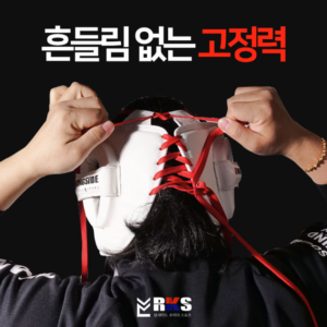 복싱 코보호 헤드기어 내부 마이크로파이버 소재 디테일